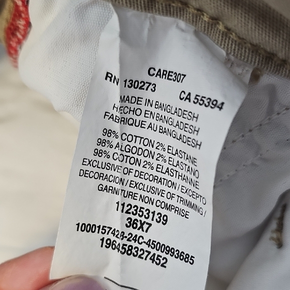 Wrangler Men's Khaki Shorts Size 36 - Picture 10 of 12